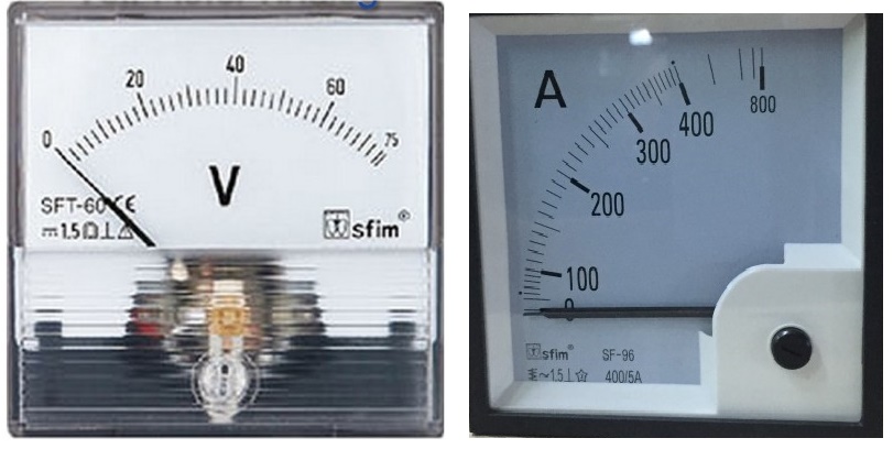 Amp/Volt Meter Analog
